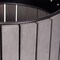 Alpine Industries 32 Gallon Gray All-Weather Slatted Wood Style Panel Steel Commercial Outdoor Trash Can Receptacle ALP4400-01-GRY-RB - alternate 3
